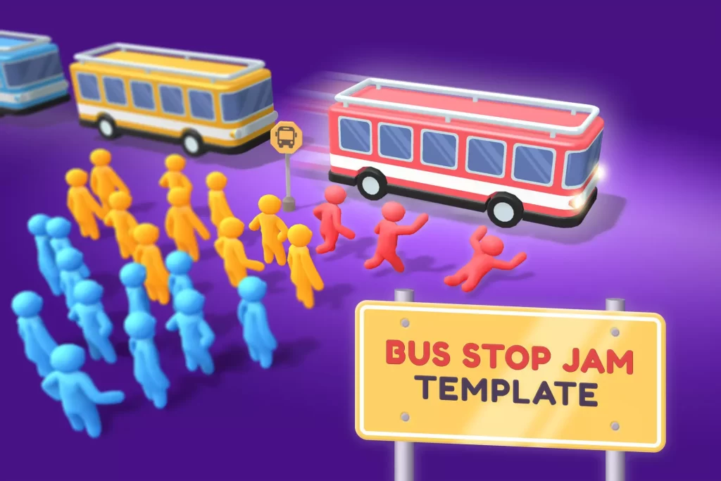 图片[1]-Unity手游源码汽车巴士站Bus Stop Jam Template + Editor